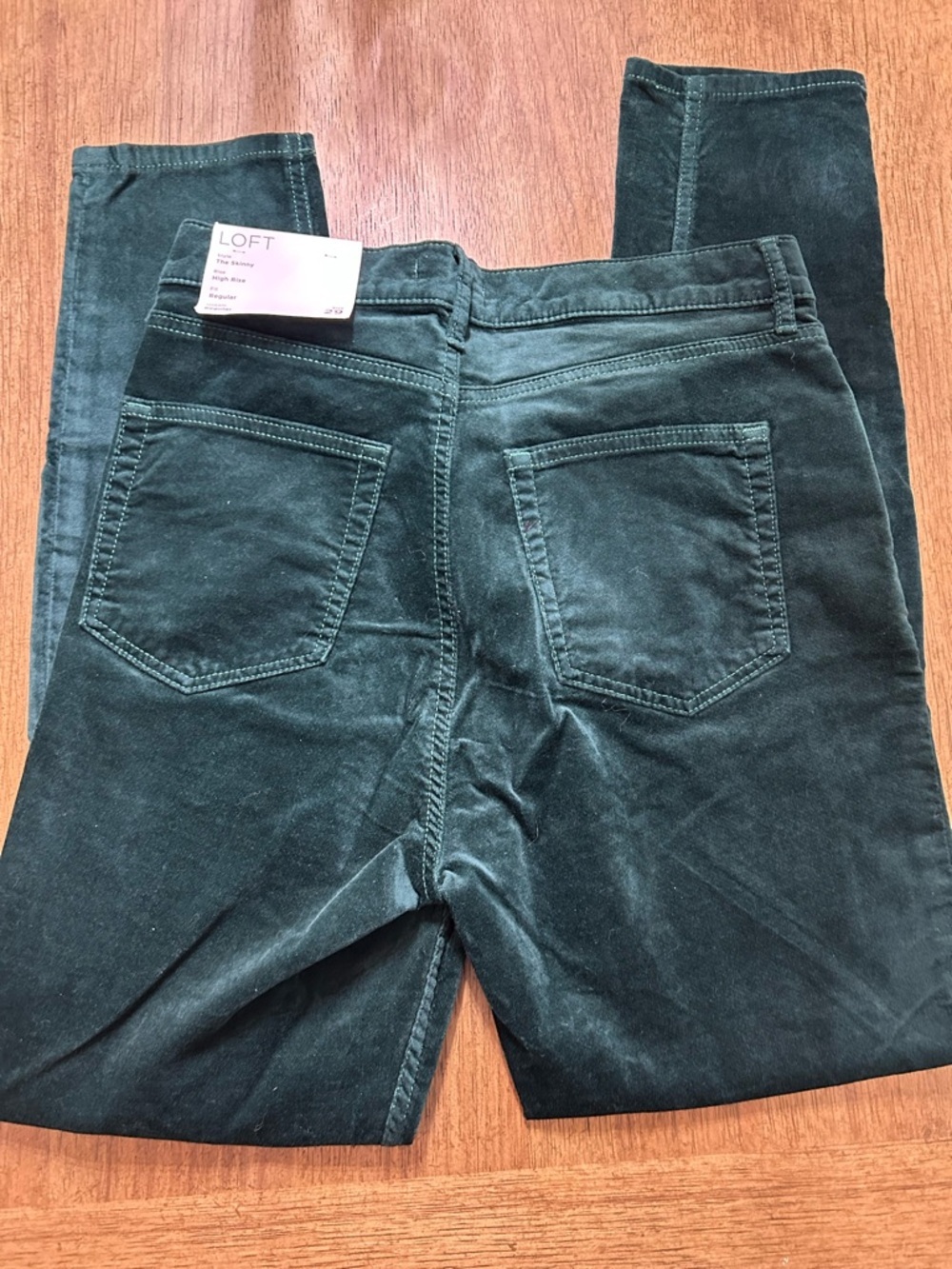 NEW LOFT Women’s Emerald Corduroy Pants size 29/8 NWT - Picture 2 of 4